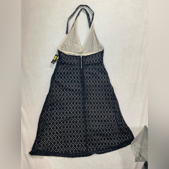 Chaudry KC large Black and beige Polka Dot Dress - Picture 3 of 7